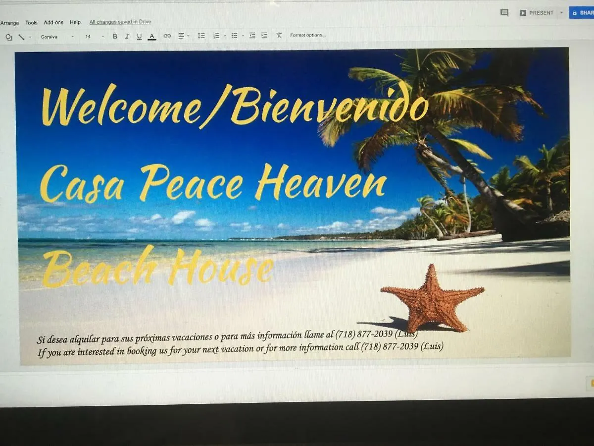 Casa Peace Haven Beach House Aguada 0*,